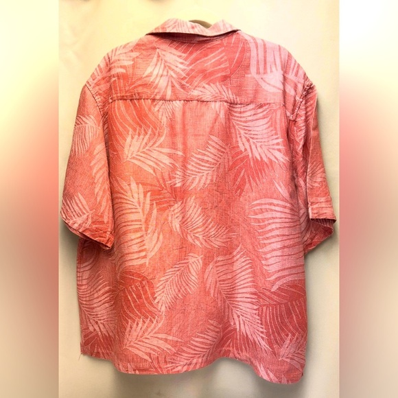 28 Palms Hawaiian Style Silk and Linen blend Shirt Men's XXL - Picture 5 of 7